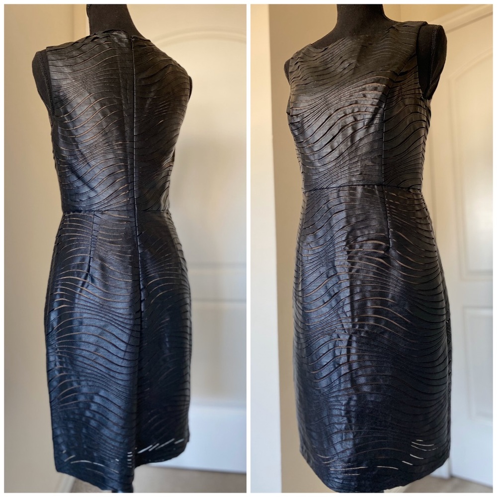 Faux Leather Dress